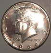 1964 Kennedy Brilliant Proof Gem Silver Half Dollar