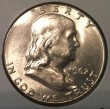 1962 Silver Brilliant Uncirculated Franklin Half Dollar - Actual Coin Pictured