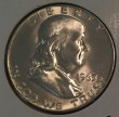 1963 Silver Brilliant Proof Franklin Half Dollar - Actual Coin Pictured