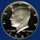1987 S Kennedy Proof Half Dollar CP2026
