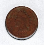 1901 Indian Head Penny - Actual Coin Pictured