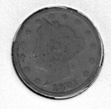 1901 Liberty Head V-Nickel