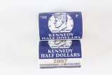 2007 Kennedy Two-Roll Set Sealed US Mint Box P & D Rolls included