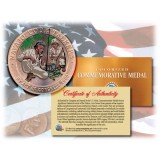 Colorized NAVAJO CODE TALKERS - Commemorative Medal - Bronze Coin US Marines WWII