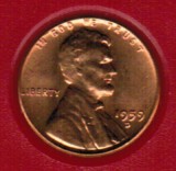 1959 D BU Lincoln Penny CP5264