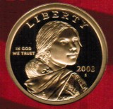 2003 S Sacagawea Proof Dollar CP2124