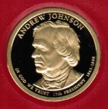 2011 Proof Andrew Johnson Proof Dollar CP2223