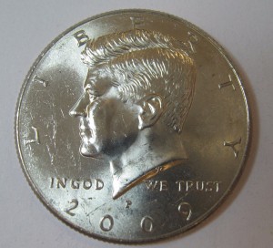 2009 P & D Kennedy BU Half Dollars from US Mint Rolls