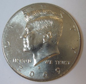 2009 P & D Kennedy BU Half Dollars from US Mint Rolls