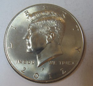 2012 P & D Kennedy BU Half Dollars from US Mint Rolls