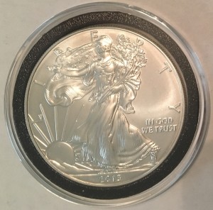 2013 Silver Eagle  - Actual Coin Pictured