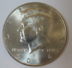 2014 P & D Kennedy BU Half Dollars from US Mint Rolls