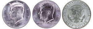 2015 P & D Kennedy BU Half Dollars from US Mint Rolls