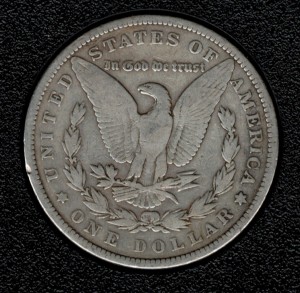 1885 Silver Morgan Dollar - Actual Coin Pictured
