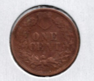 1896 Indian Head Penny - Actual Coin Pictured