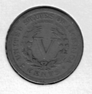 1912-D Liberty Head V-Nickel