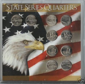 2005 Statehood Quarter complete P&D Set CP1066