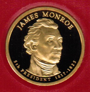 2008 Proof James Monroe Proof Dollar CP2187