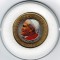 Pope John Paul II Genuine 20 Italian Lire Colorized Coin